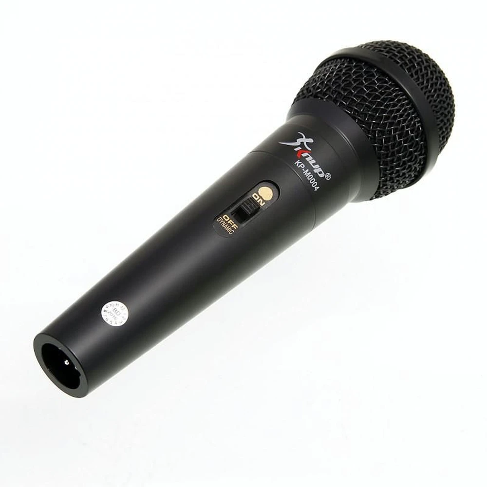 Microfone Com Fio Alta Qualidade 15KHz a 80KHz Com Cabo P10 Knup KP-M0004